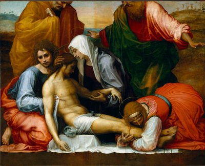 Lamentation over the Dead Christ by Bartolomeo Fra