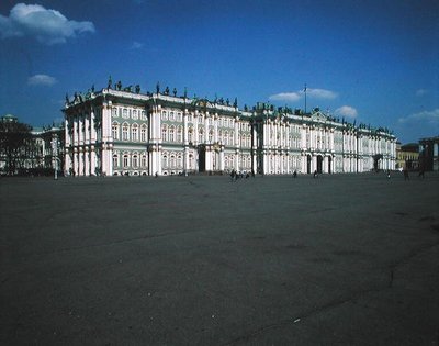 Facade of the Hermitage, 1753-62 by Bartolomeo Franceso Rastrelli