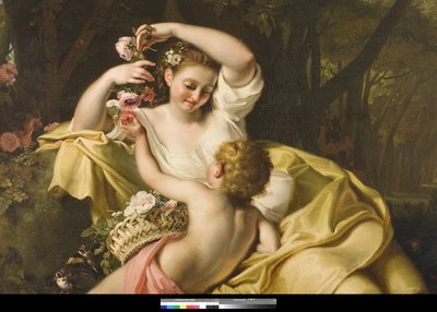 Allegory of Spring, 1705-09 (detail) by Bartolomeo Guidobono