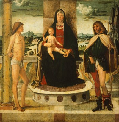 Madonna with Child and Saints by Bartolomeo Montagna