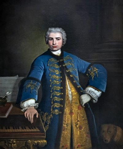 Portrait of Farinelli by Bartolomeo Nazari