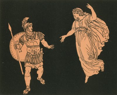 Aeneas and the Shade of Creusa by Bartolomeo Pinelli