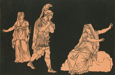 Aeneas and the Shade of Dido by Bartolomeo Pinelli