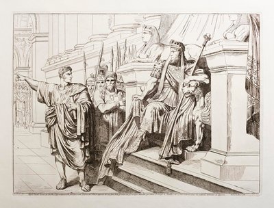 Appius Claudius Appearing Before Tigranes, King of Armenia by Bartolomeo Pinelli