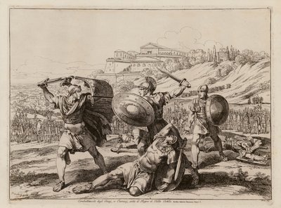 Combat of the Horatii and the Curiatii by Bartolomeo Pinelli