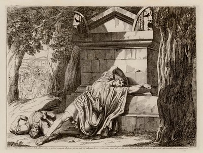 Death of Gaius Gracchus by Bartolomeo Pinelli