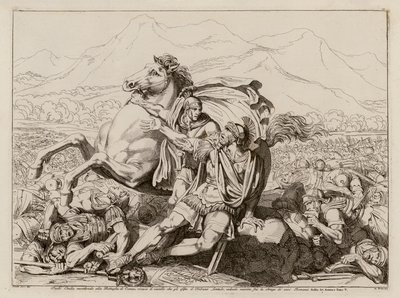 Death of Lucius Aemilius Paullus at the Battle of Cannae, 216 BC by Bartolomeo Pinelli