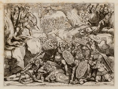 Destruction of the Roman gens Fabia at the Battle of the Cremera, 477 BC by Bartolomeo Pinelli
