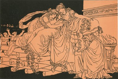 Dido on the Funeral Pile by Bartolomeo Pinelli