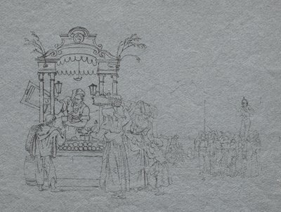 Fruit Vendor by Bartolomeo Pinelli