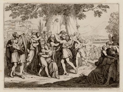 Gratitude of the people of Falerii for the actions of Marcus Furius Camillus, 394 BC by Bartolomeo Pinelli