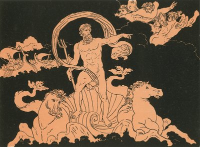 Neptune Stilling the Waves by Bartolomeo Pinelli