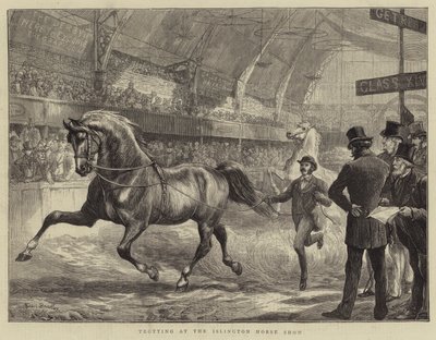 Trotting at the Islington Horse Show by Basil Bradley