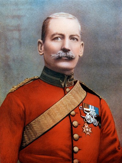 Major-General JBB Dickson, Commanding 4th Cavalry Brigade, South Africa Field Force by Bassano Studio
