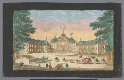 View of the Front of the Huis ten Bosch Palace in The Hague by Basset