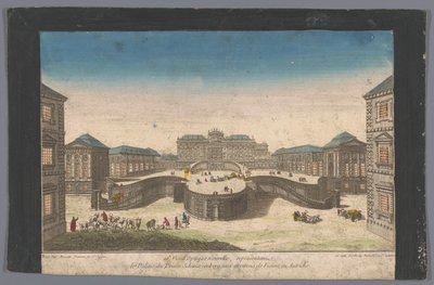 View of the Palais Schwarzenberg near Vienna by Basset