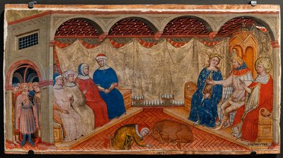 Dispute of St. Sylvester with the Rome Rabbis in the Presence of Constantine and Helen by Battista da Vicenza