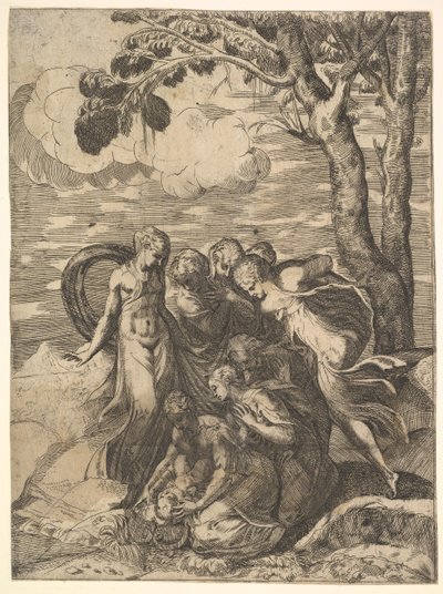 Moses Rescued from the Nile by Battista del Moro