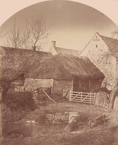 Farm Yard, Prestbury near Cheltenham, c. 1855 by Baynham Jr. Jones