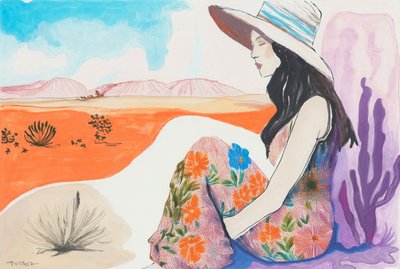 Floral Desert Dream by Beate Tubach