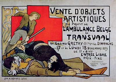 Sale of Art Objects in Aid of the Belgian Ambulance in the Transvaal by Belgian School