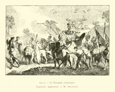 The Triumph of Alexander by Belgian School