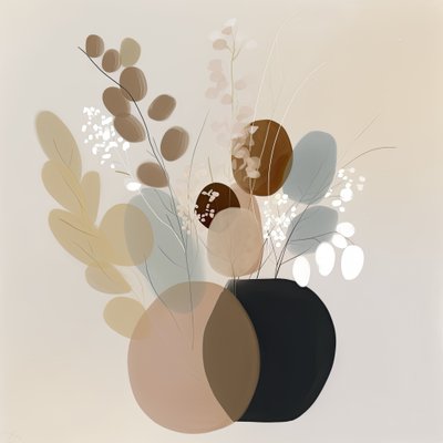 Abstract Botanical Arrangement by Bella Eve