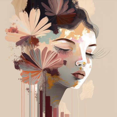 Elegant Floral Serenity by Bella Eve