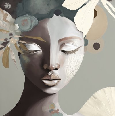 Ethereal Floral Portrait by Bella Eve