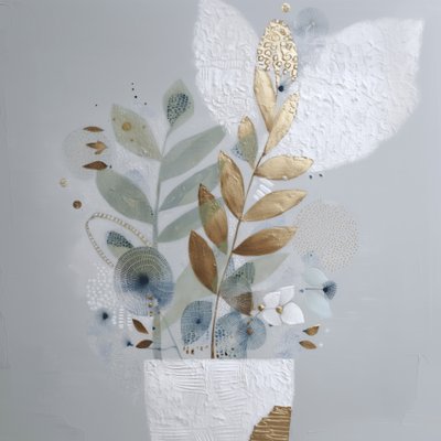 Golden Botanical Arrangement by Bella Eve