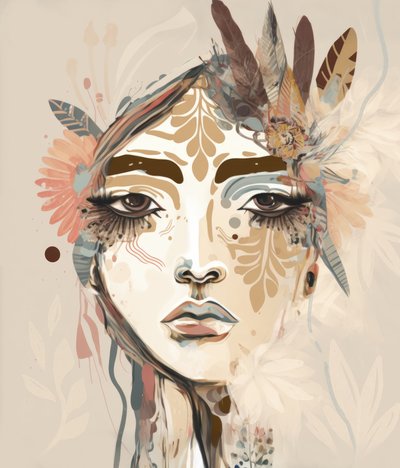 Mystic Bohemian Woman by Bella Eve
