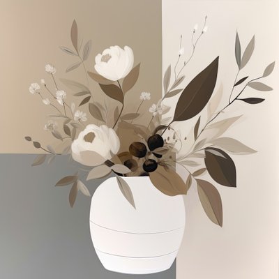 Soft Neutral Botanicals by Bella Eve