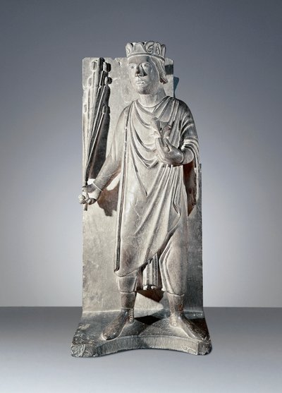 April, Statue from Cycle of Months, Baptistery of Parma by Benedetto Antelami