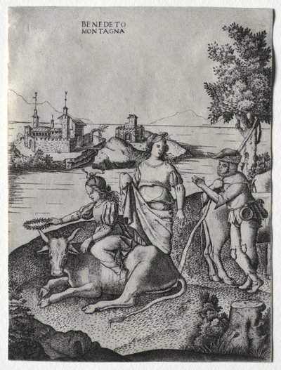 Rape of Europa, c. 1515-1520 by Benedetto Montagna