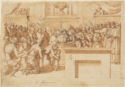 The Veneration of St. Atto’s Miraculously Preserved Body by Benedetto Veli