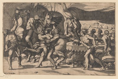 Abduction of a Woman by Man and Satyr by Benedetto di Stefani