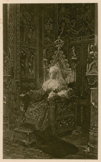 Portrait of Queen Victoria by Benjamin  Constant