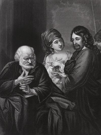 Peter Denying Christ by Benjamin (after) West