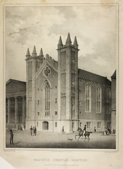 Masonic Temple, Boston by Benjamin F. Nutting