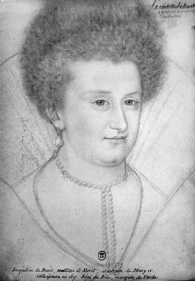 Portrait of Jacqueline de Bueil, Countess of Moret by Benjamin Foulon