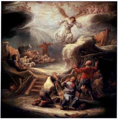 The Annunciation to the Shepherds by Benjamin Gerritz Cuyp