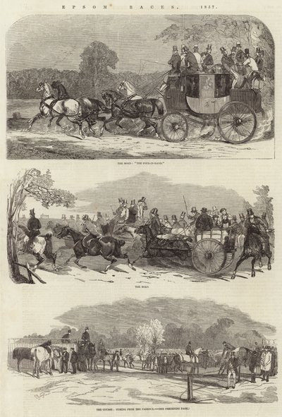 Epsom Races by Benjamin Herring