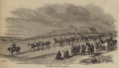 The Derby, Leaving the Paddock by Benjamin Herring
