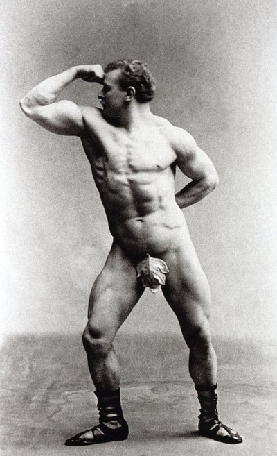 German Bodybuilder Eugen Sandow by Benjamin J. Falk