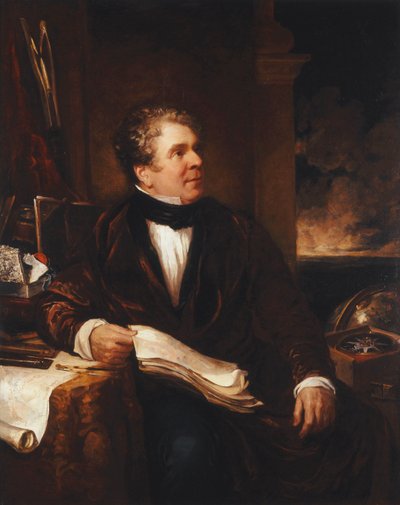 Portrait of Captain Sir John Ross by Benjamin Rawlinson Faulkner
