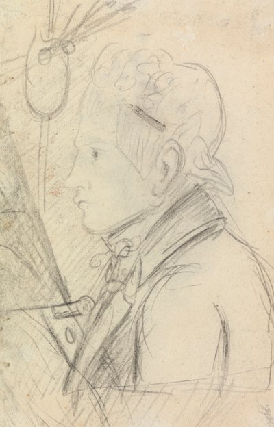 Portrait Study of a Young Man by Benjamin Robert Haydon