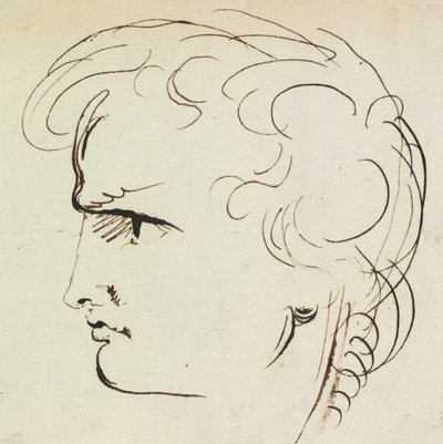 Portrait Study of a Young Man by Benjamin Robert Haydon