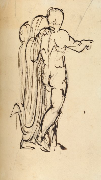 Study of a Group of Standing Figures by Benjamin Robert Haydon