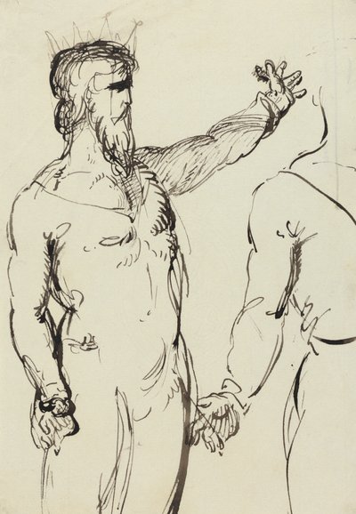 Study of a Man with Outstretched Arm by Benjamin Robert Haydon