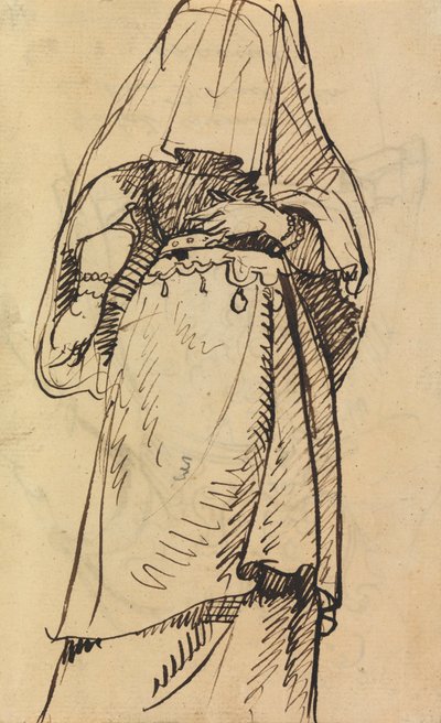Study of a Veiled Woman by Benjamin Robert Haydon